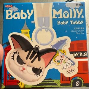 POP MART Baby Molly Baby Tabby Squishy Charm blind box